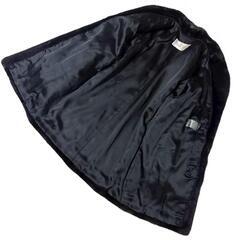 美品 SAGA MINK サガミンク 銀サガ 毛皮 ミンクコート 黒艶 柔らか リアルファーコートの画像