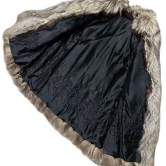 綺麗目　毛皮　シルバーフォックス　リアルファーコート　柔らか　ボリュウーム◎の画像