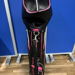 VIVA HEART ビバハート　キャディバッグ ゴルフバッグ 6分割　アイアン3本、パター1本の画像