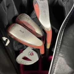 VIVA HEART ビバハート　キャディバッグ ゴルフバッグ 6分割　アイアン3本、パター1本の画像