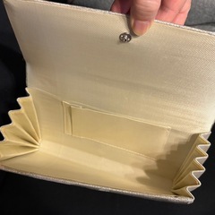 フォーマル用 ハンドバッグ グレーの画像