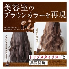 ナイブ ヘアカラーシャンプー チョコレートブラウン 270ml 白髪ケア素手OKの画像