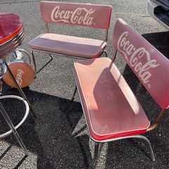 コカコーライステーブルセットの画像