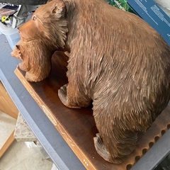 熊の置物の画像