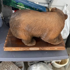 熊の置物の画像