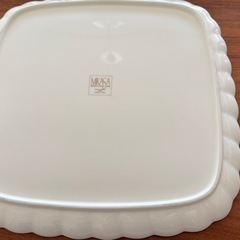 【美品】 ナルミ MIKASA スクエア・リーフ型プレートセット【練馬区引取限定】の画像