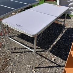 アウトドア 折り畳みテーブル キャンプ用品 2台セットの画像