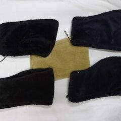 ( E-119 )UNIQLO ユニクロ ネックウォーマー５つまとめて セット まとめ売り ヒートテック ファーリー フリース  中古の画像