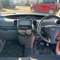 【支払総額11.8万円】激安4WDターボ タントカスタム車検令和8年6月機関良好 パワスラ フルセグTV ETC 修復歴無しの画像