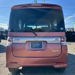 【支払総額11.8万円】激安4WDターボ タントカスタム車検令和8年6月機関良好 パワスラ フルセグTV ETC 修復歴無しの画像