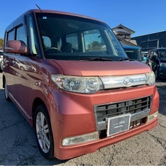 【支払総額11.8万円】激安4WDターボ タントカスタム車検令和8年6月機関良好 パワスラ フルセグTV ETC 修復歴無しの画像