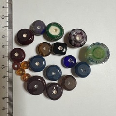 ガラス玉いろいろの画像