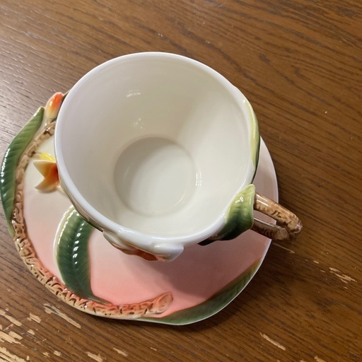 陶翔舞千　華麗なる花シリーズ　ティーカップセット