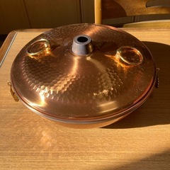 しゃぶしゃぶ鍋 純銅 26cm 使用3回！の画像