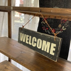 welcome 看板
の画像