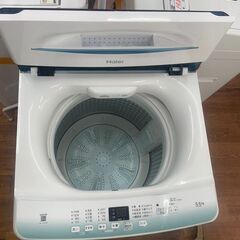 リサイクルショップどりーむ天保山店　No5005 洗濯機　ハイアール　2022年製　5.5㎏容量　状態良好🎵　お手頃価格🎵の画像