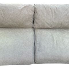 無印良品 フェザー ポケットコイル ソファ本体 生成り 綿麻 2.5