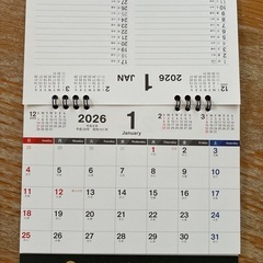 2026年　卓上カレンダーの画像