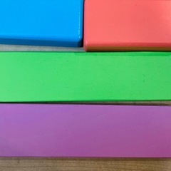 カラフル木製積み木の画像