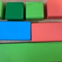 カラフル木製積み木の画像