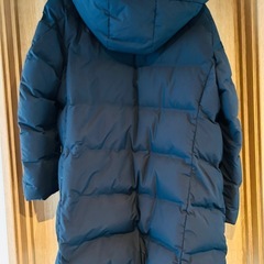 ユニクロ　シームレスダウンコート　M ネイビー　ビジネス男女兼用の画像
