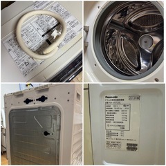 本日まで！  Panasonic ドラム式洗濯乾燥機(6.0kg) 左開き  プチドラム エコナビ搭載   NA-VD120L | 人気 コンパクト  左開き・パナソニック プチドラム   洗濯6.0㎏/乾燥3.0㎏ ドラム式洗濯機  エコナビ マンションサイズ NA-VD120L  の画像