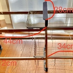 12/16本日終日対応可【2点セット！】小型スチールラック&アルミラック/棚(サイズは写真最後をご確認下さい)の画像