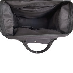 【ドリーム池田店】◎ジモティ割対象品◎バッグイング　背負えるキャリーケース　ブラック　ハンドル毛羽立ち有【99680000038575】の画像