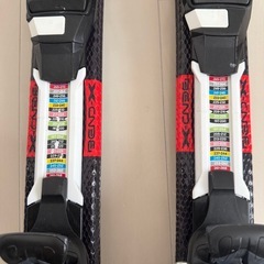 子供用　110cmスキー板　90cmストック　ビンディングセット　ATOMIC  REDSTER J2 の画像