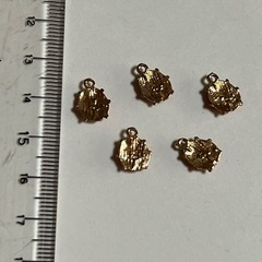 てんとう虫チャーム5個の画像