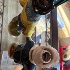 アンティーク陶器置物の画像