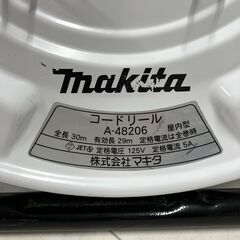 【中古】【動作OK】【店頭引取限定】　コードリール　ＭＡＫＩＴＡ　マキタ　Ａ－４８２０６　本体のみの画像