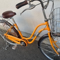 １２J16　ホームサイクル２６サイズ　オートライト付き　★自転車専門店の中古車です★　【消費税込み・防犯登録６００円込みの画像