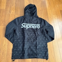 【ブラックナイロンジャケット】の画像