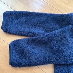 ユニクロ　フリース　110cm  ネイビー   キッズの画像