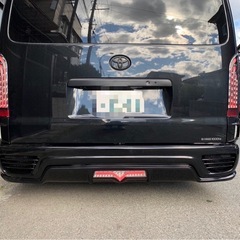 ハイエースワイドリアバンパーの画像