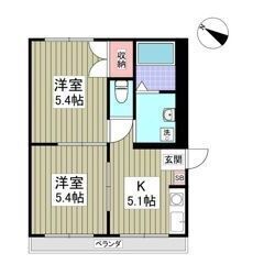 🧡💛フリーレント1ヶ月付き💛🧡敷礼ゼロ✨上福岡駅徒歩9分🌈バスト...