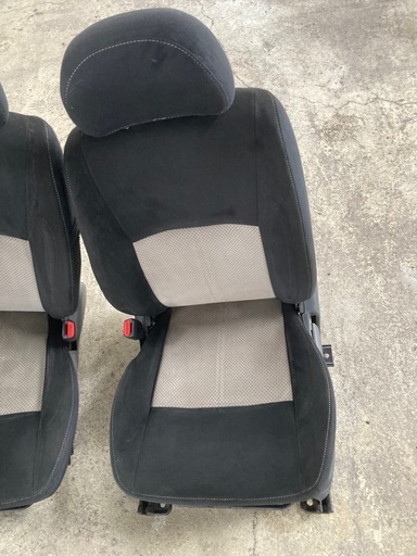 JB23W スズキ ジムニー 運転席 助手席 シート 2脚セット アルカンターラ ヘッドレスト付き シートヒーター付き