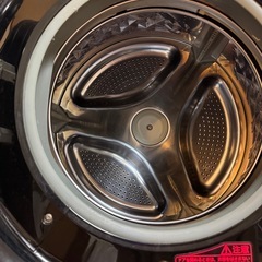 本日まで  ！！パナソニック Panasonic  ななめ型ドラム式洗濯乾燥機（6.0kg）  左開き・コモンブラック  NIGHT COLORS（ナイトカラー）シリーズ  NA-VD200L-CK | 人気 スタイリッシュでコンパクト  洗濯6.0kg 乾燥3.0Kg ドラム式洗濯機  パナソニック プチドラム  の画像