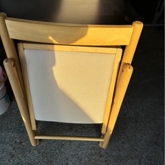 ニトリ　木製チェア の画像