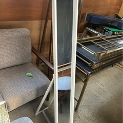 姿見　縦長　ホワイト の画像