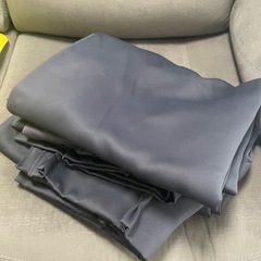 遮光カーテン ダークネイビー  210×105cm 2枚セットの画像