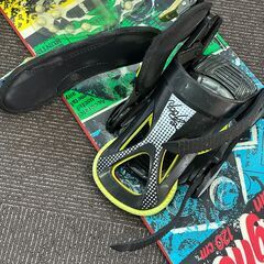 店頭引き渡し 中古 Rossignol スノーボード 板 ビンディング セット 120cm キッズ スノボの画像
