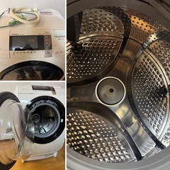 日立 HITACHI 高機能　ドラム式洗濯乾燥機（9.0kg）  左開き  ビッグドラム ヒートリサイクル」で省エネ＆ふんわり  「風アイロン」でシワ伸ばし   大容量 「たたき洗い」でしっかり洗浄 | の画像