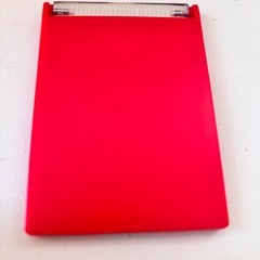 新品未使用 スヌーピー コンパクトミラー(赤)の画像