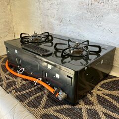 【Paloma】 パロマ ガステーブル IC-S37BM-2L 2023年製 キッチン家電 動作確認済み LPガス用 ガスコンロ A1022の画像