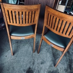 ダイニングチェア　椅子　二脚セットの画像