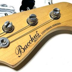 店頭引き渡し 中古 Bacchus エレキベース WJB-330R ケース・スタンド付きの画像