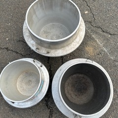 レトロ羽釜❸個セットの画像