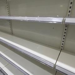 片面棚 4連結 什器 スーパー棚 コンビニ棚の画像